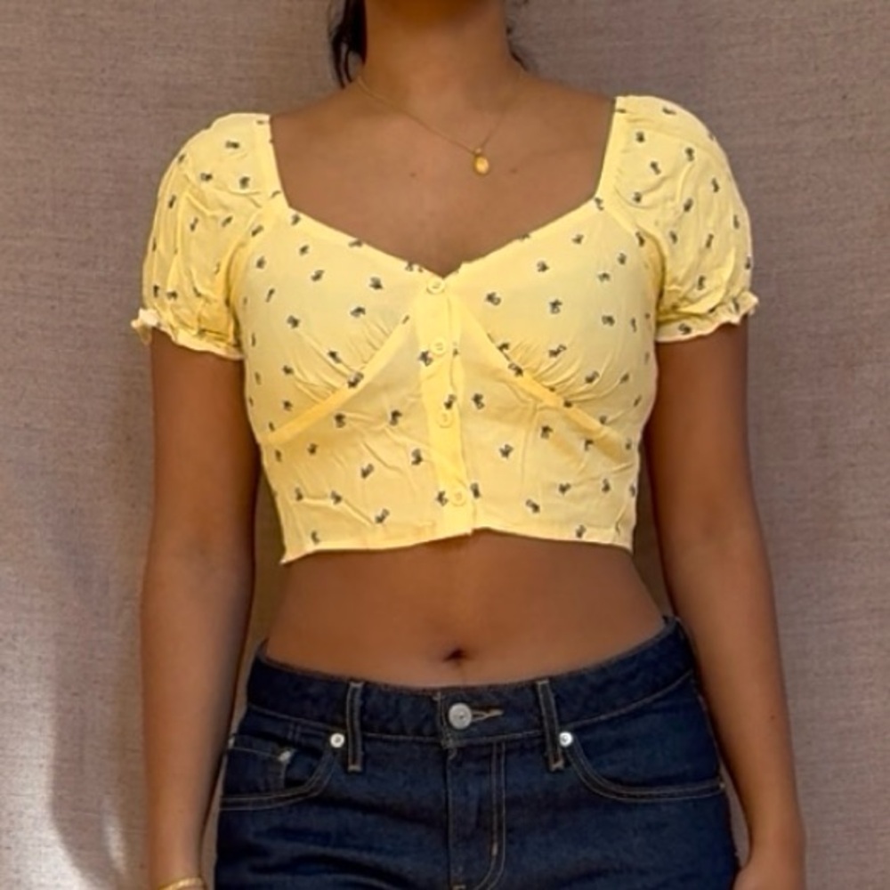 verge girl floral top